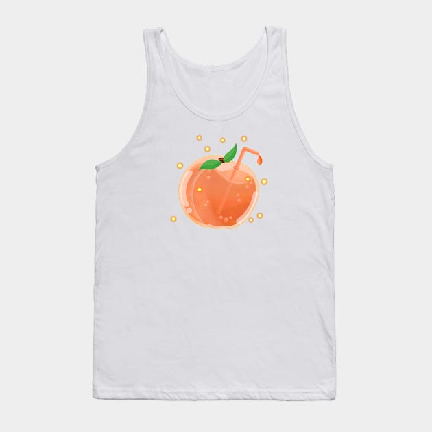 Peach Juice Tank Top by Kimprut